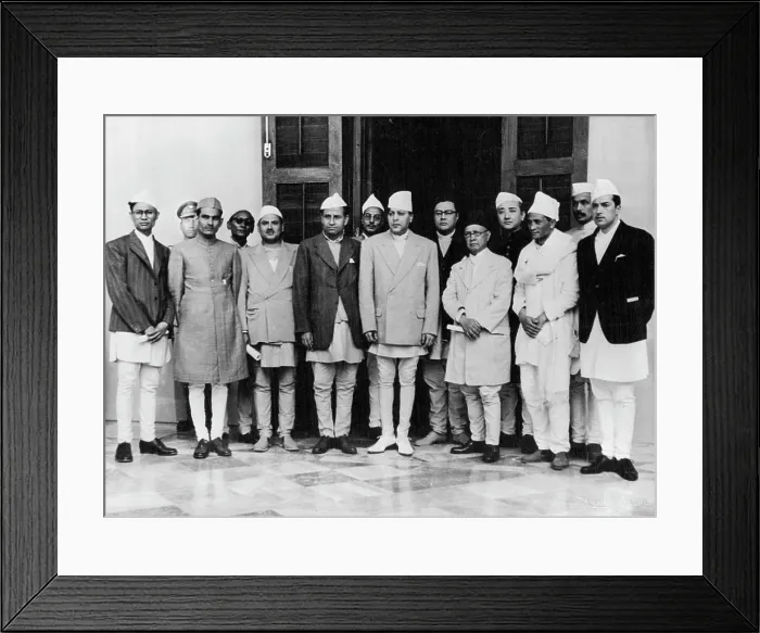 Framed Print : King Of Nepal And His Ministers :H Framed Print : King Of Nepal And His Ministers :H