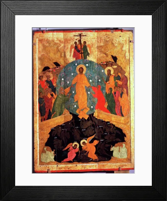 Framed Print : Christ's Descent into Hell by Dionysius Framed Print : Christ's Descent into Hell by Dionysius