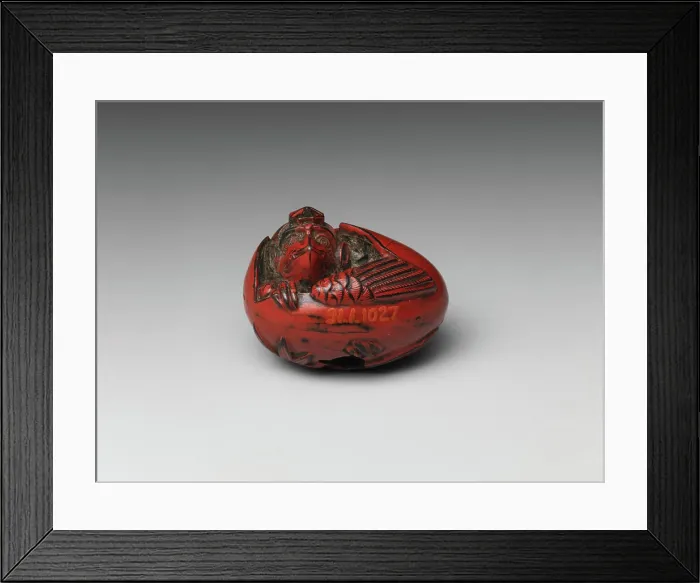Framed Print : Tengu Hatching from an Egg 18th century Japan This type of representation of the birth of the mythical creature known Framed Print : Tengu Hatching from an Egg 18th century Japan This type of representation of the birth of the mythical creature known
