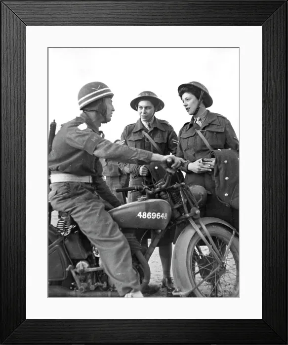 Framed Print : First A.T.S. Arrive in Normandy - Lance Corporal E Framed Print : First A.T.S. Arrive in Normandy - Lance Corporal E