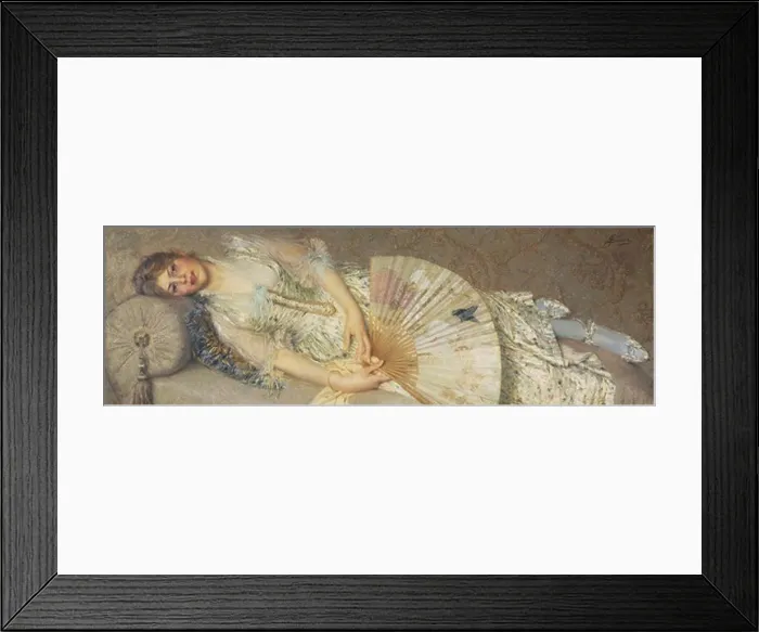 Framed Print : Filadelfo Simi (1849-1923), Bice: Iridescence of Mother of Pearl Framed Print : Filadelfo Simi (1849-1923), Bice: Iridescence of Mother of Pearl