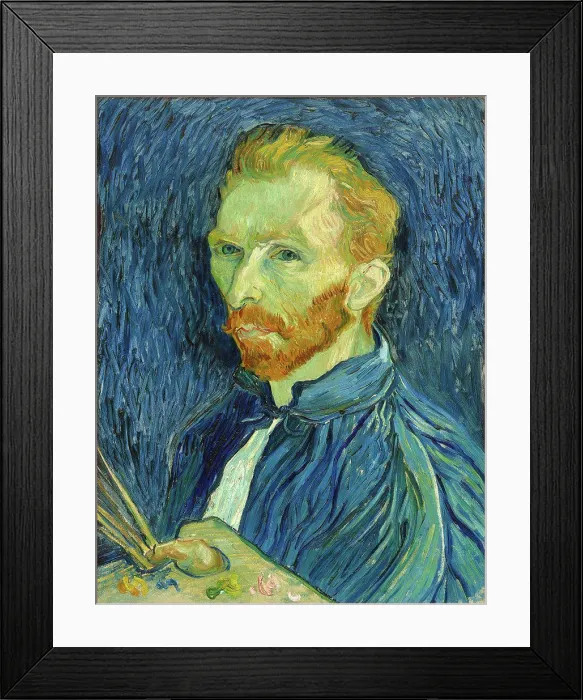 Framed Print : Vincent van Gogh, Dutch (1853-1890), Self-Portrait, 1889, oil on canvas Framed Print : Vincent van Gogh, Dutch (1853-1890), Self-Portrait, 1889, oil on canvas