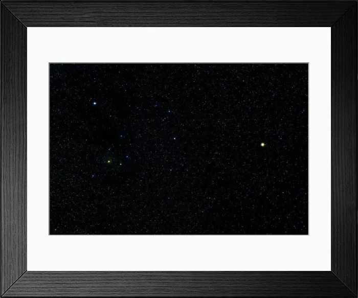 Framed Print : Mars and Saturn next to Antares Framed Print : Mars and Saturn next to Antares