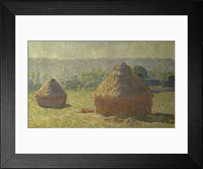 Framed Print : The Haystacks (Les Meules) c. 1891 Claude Monet (1840-1926 / French) Musee d'Orsay, Paris Framed Print : The Haystacks (Les Meules) c. 1891 Claude Monet (1840-1926 / French) Musee d'Orsay, Paris