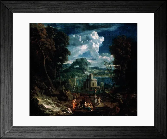 Framed Print : Landscape with Bathing Nymphs Pieter Andreas Rysbrack (1690-1748 Flemish) Oil on canvas Pushkin Museum of Fine Arts Framed Print : Landscape with Bathing Nymphs Pieter Andreas Rysbrack (1690-1748 Flemish) Oil on canvas Pushkin Museum of Fine Arts