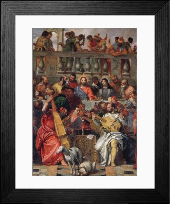 Framed Print : The Wedding Feast at Cana Detail Framed Print : The Wedding Feast at Cana Detail