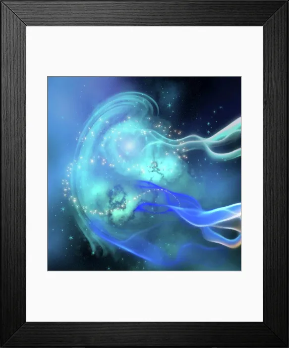 Framed Print : A nebula is composed of stellar dust, gas, plasma rays, stars and surrounding planets Framed Print : A nebula is composed of stellar dust, gas, plasma rays, stars and surrounding planets