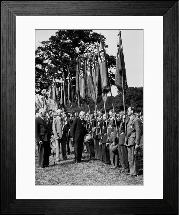 Framed Print : Legion Rally: Royal Inspection Framed Print : Legion Rally: Royal Inspection