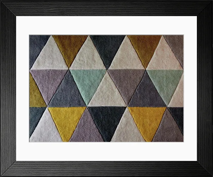 Framed Print : Colorful carpet details for background
