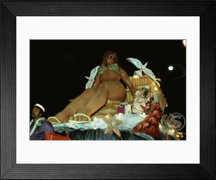 Framed Print : USA, Louisiana, New Orleans, Mardi Gras carnival celebration