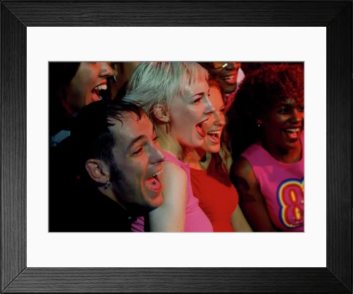 Framed Print : Close-up of a group of friends laughing together Framed Print : Close-up of a group of friends laughing together