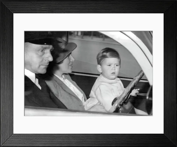 Framed Print : Prince Charles Goes For A Ride -- Prince Charles Framed Print : Prince Charles Goes For A Ride -- Prince Charles