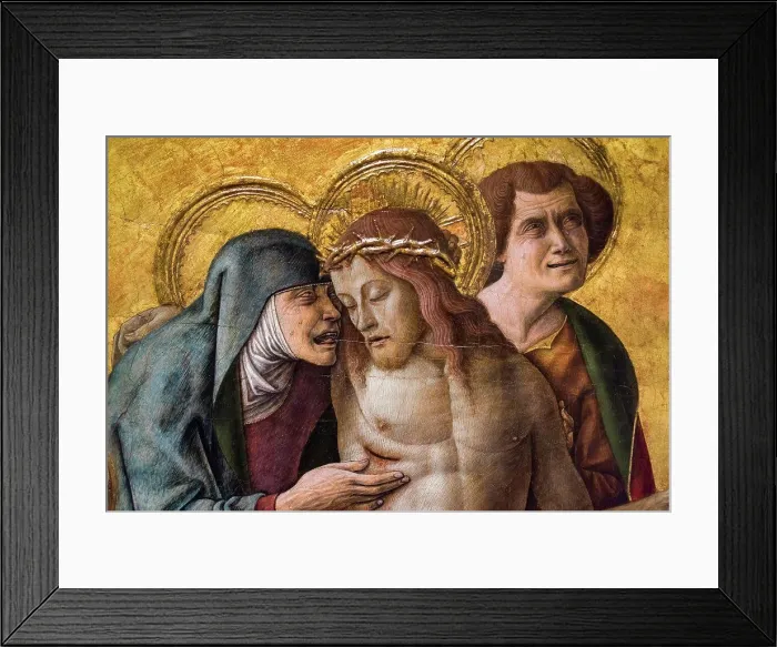 Framed Print : Detail of the Deposition of Christ; about 1470; Paint on panel Carlo Crivelli; Italian; 1430 / 35-95