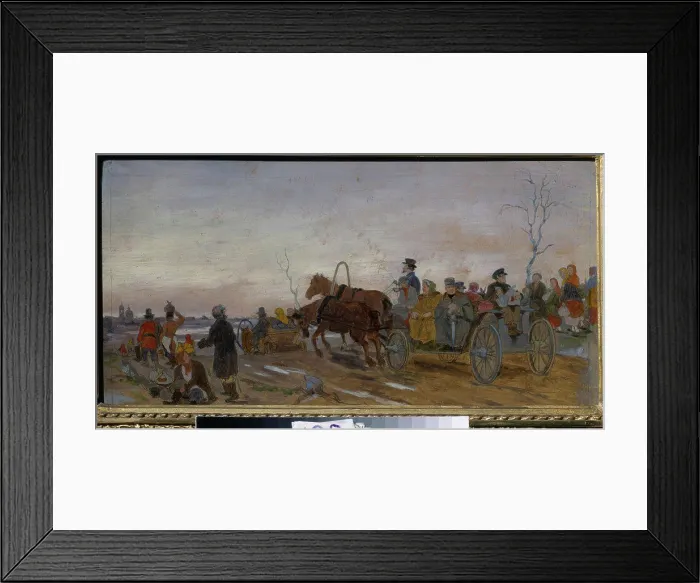 Framed Print : Holy Saturday Evening by Perov Framed Print : Holy Saturday Evening by Perov
