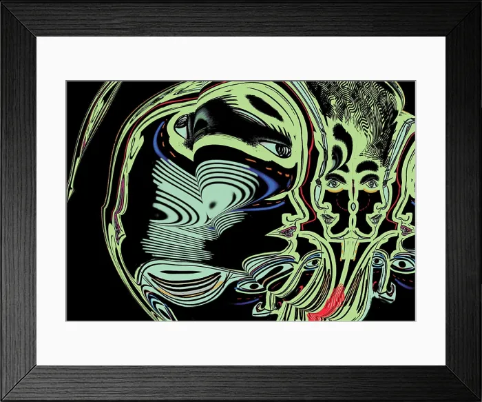 Framed Print : Nite madness, 2007, Diana Ong (b.1940 / Chinese-American) Computer Graphics Framed Print : Nite madness, 2007, Diana Ong (b.1940 / Chinese-American) Computer Graphics