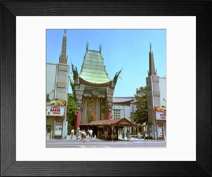 Framed Print : Grauman's Chinese Theater Hollywood California USA