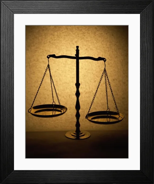 Framed Print : Close-up of a weighing scale Framed Print : Close-up of a weighing scale