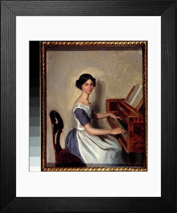Framed Print : Portrait of Nadezhda Zhdanovich by Pavel Andreyevich Fedotov Framed Print : Portrait of Nadezhda Zhdanovich by Pavel Andreyevich Fedotov