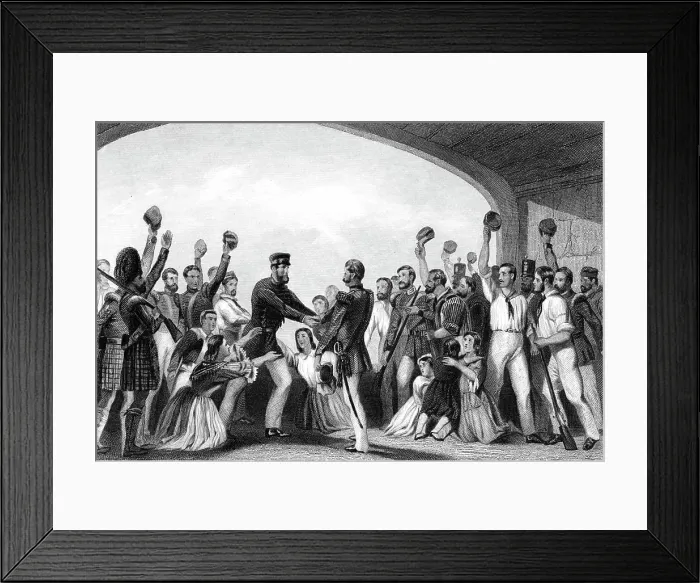Framed Print : Indian Mutiny 1857-1859, also known as the Sepoy Mutiny or the Great War of Independence