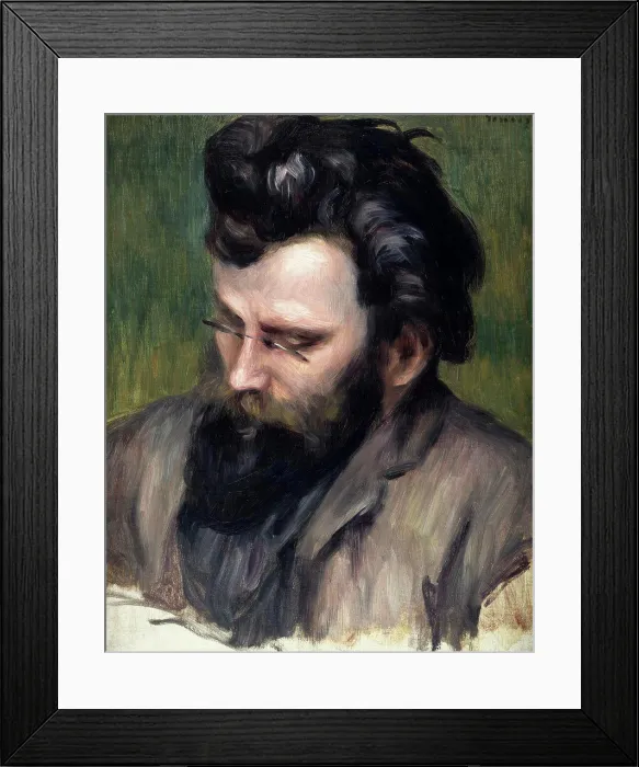 Framed Print : Portrait of Claude Terrasse Pierre Auguste Renoir (1841-1919 French)