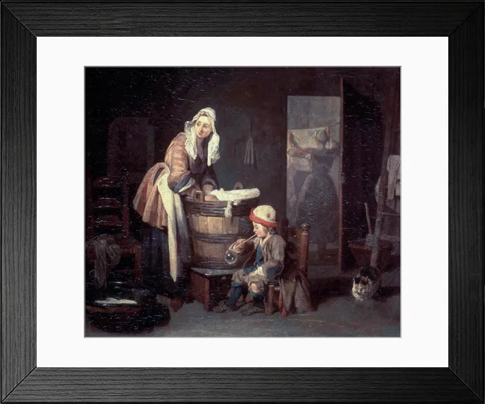 Framed Print : The Laundress 1730's Jean-Siméon Chardin (1699-1779 French) Oil on canvas Hermitage Museum, St. Petersburg, Russia Framed Print : The Laundress 1730's Jean-Siméon Chardin (1699-1779 French) Oil on canvas Hermitage Museum, St. Petersburg, Russia