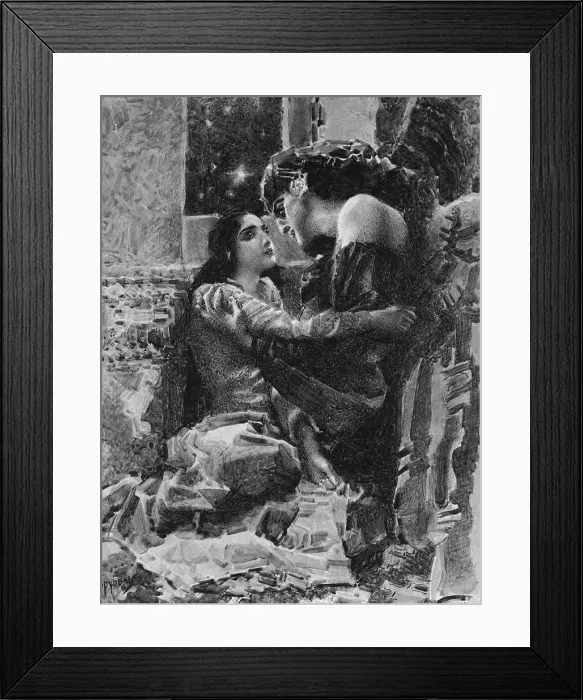 Framed Print : Illustration for lermontovs poem 'the démon Framed Print : Illustration for lermontovs poem 'the démon