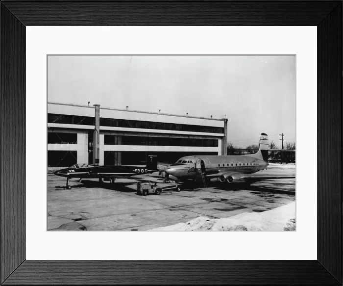 Framed Print : The Avro Jetliner