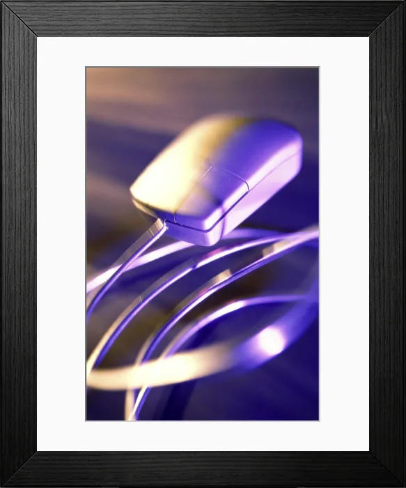 Framed Print : Close-up of a computer mouse Framed Print : Close-up of a computer mouse