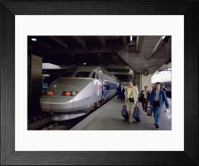 Framed Print : T.G.V. Paris France Framed Print : T.G.V. Paris France