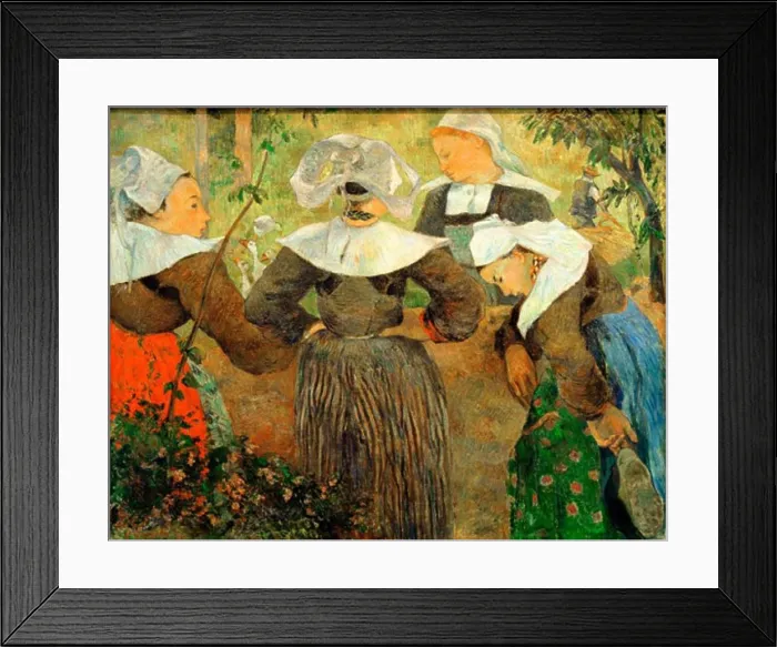Framed Print : Breton Peasant Women 1886 Paul Gauguin (1848-1903 French) Oil on canvas Neue Pinakothek, Munich, Germany Framed Print : Breton Peasant Women 1886 Paul Gauguin (1848-1903 French) Oil on canvas Neue Pinakothek, Munich, Germany