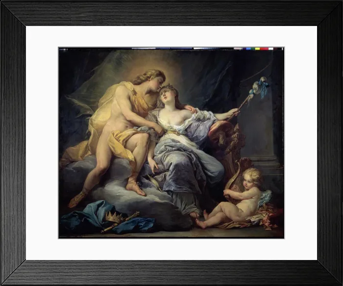 Framed Print : APOLLO CARESSES LEUKOTHEA APOLLON CARESSANT LEUCOTHOE Boizot Framed Print : APOLLO CARESSES LEUKOTHEA APOLLON CARESSANT LEUCOTHOE Boizot