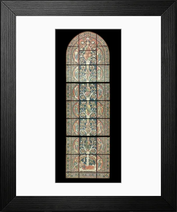 Framed Print : The Jesse Tree 12th Century Stained Glass Chartres Cathedral, France Framed Print : The Jesse Tree 12th Century Stained Glass Chartres Cathedral, France