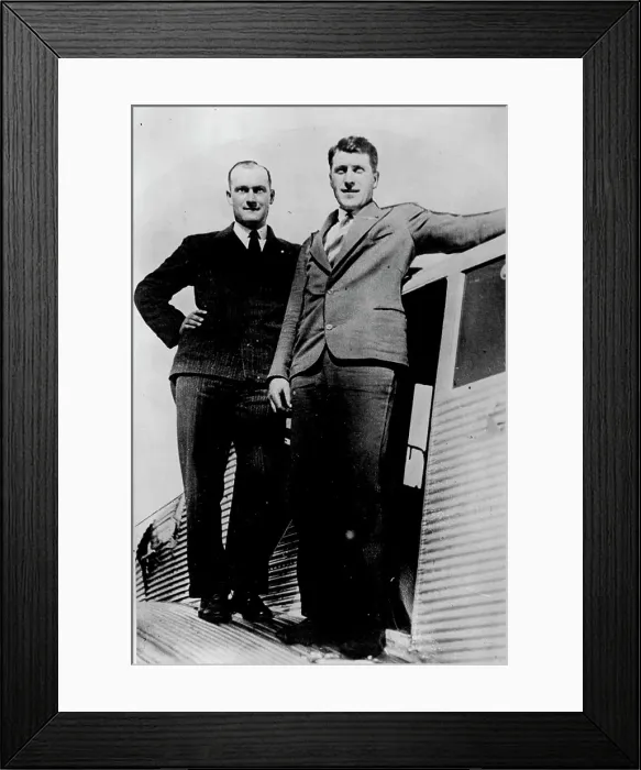 Framed Print : Andree Expedition Discovery: (Left) Pilot Poll and his mechanic Malm Framed Print : Andree Expedition Discovery: (Left) Pilot Poll and his mechanic Malm
