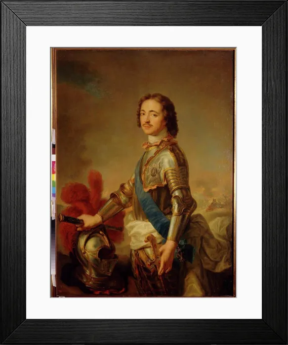Framed Print : Portrait of Peter I the Great by Jean-Marc Nattier Framed Print : Portrait of Peter I the Great by Jean-Marc Nattier