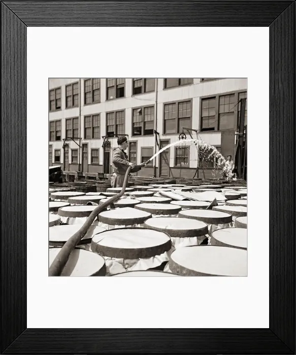 Framed Print : Watering Fish Barrels Framed Print : Watering Fish Barrels
