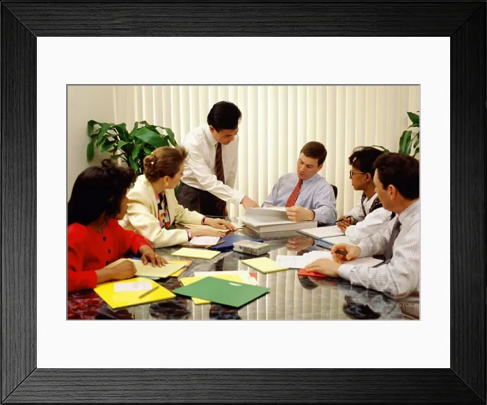 Framed Print : Business Meeting Framed Print : Business Meeting