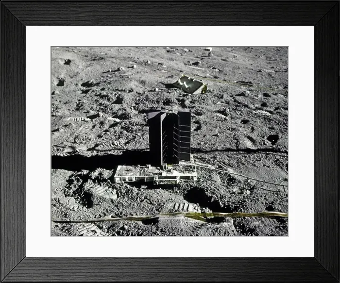Framed Print : Apollo 16 - A Nuclear Powered Generator on the Surface of the Moon Framed Print : Apollo 16 - A Nuclear Powered Generator on the Surface of the Moon