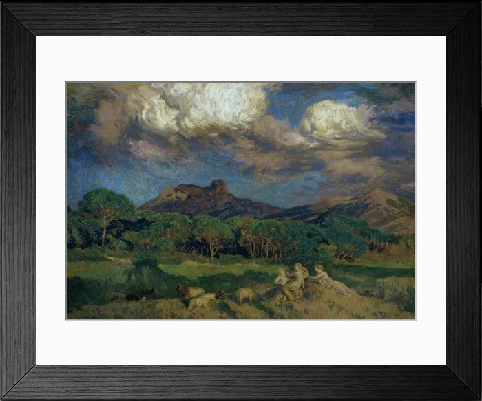 Framed Print : The Driads (Les Dryades) Rene Menard (Marie Auguste Emile) (1862-1930 / French) Petit Palais, Paris Framed Print : The Driads (Les Dryades) Rene Menard (Marie Auguste Emile) (1862-1930 / French) Petit Palais, Paris