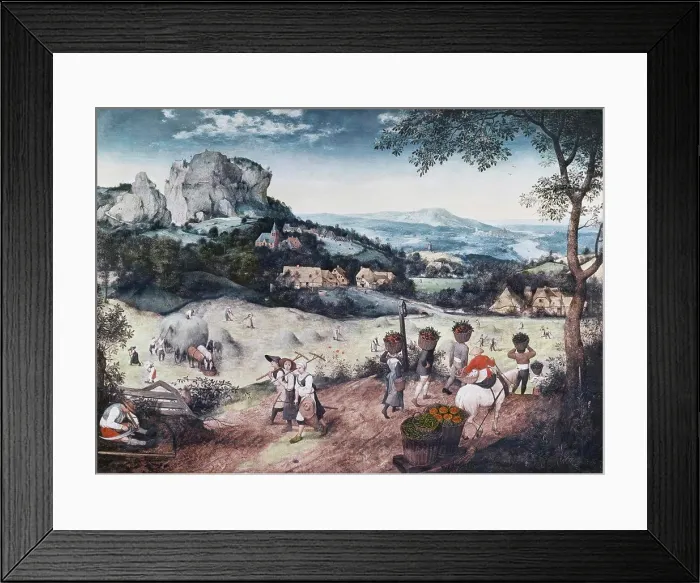 Framed Print : Haymaking Pieter Bruegel the Elder (ca.1525-1569 Flemish) Framed Print : Haymaking Pieter Bruegel the Elder (ca.1525-1569 Flemish)