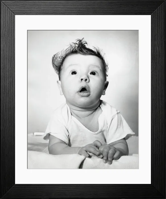 Framed Print : Close-up of a baby boy Framed Print : Close-up of a baby boy