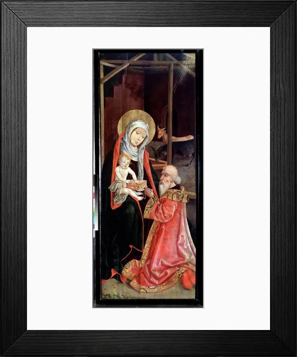 Framed Print : Holy family by Master of Switzerland Framed Print : Holy family by Master of Switzerland