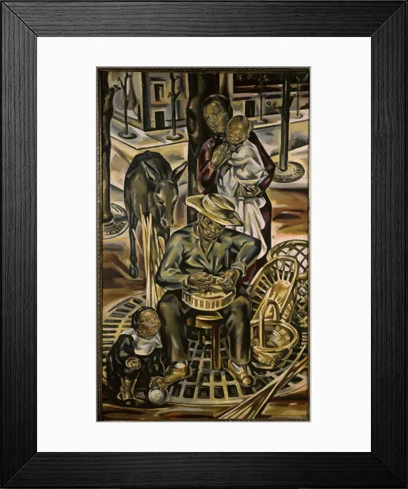 Framed Print : The Basket Maker (Le Vannier) Maria Blanchard (1881-1932 / French) Oil on Canvas Museum of Modern Art, Paris Framed Print : The Basket Maker (Le Vannier) Maria Blanchard (1881-1932 / French) Oil on Canvas Museum of Modern Art, Paris