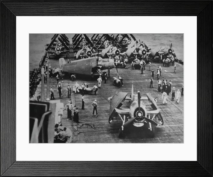 Framed Print : Loading U.S. Torpedo Bombers For Strike Against Japanese -- Torpedoes are loaded aboard an Avenger bomber Framed Print : Loading U.S. Torpedo Bombers For Strike Against Japanese -- Torpedoes are loaded aboard an Avenger bomber