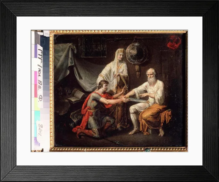 Framed Print : Historical scene by Dmitri Ivanovich Ivanov Framed Print : Historical scene by Dmitri Ivanovich Ivanov