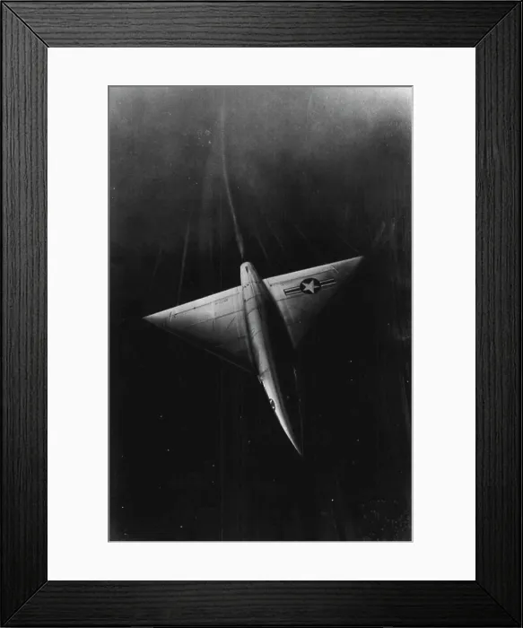 Framed Print : Air Force's First Supersonic Fighter -- This is an artist's conception of the Air Force's first supersonic delta-wing Framed Print : Air Force's First Supersonic Fighter -- This is an artist's conception of the Air Force's first supersonic delta-wing