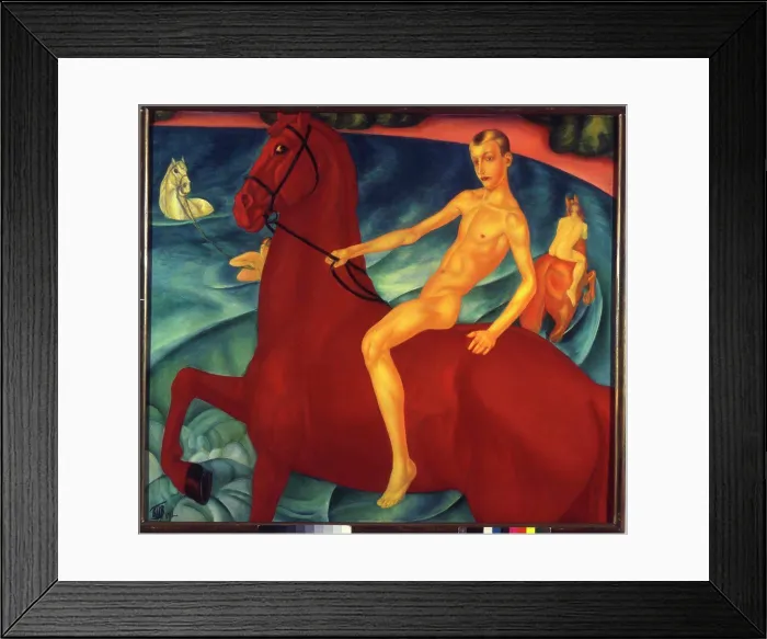 Framed Print : Bathing of Red Horse by Kuzma Sergeyevich Petrov-Vodkin Framed Print : Bathing of Red Horse by Kuzma Sergeyevich Petrov-Vodkin