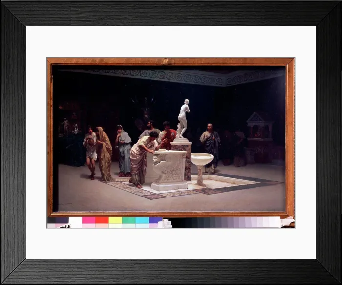 Framed Print : Ancient artist by Stepan Vladislavovich Bakalowicz