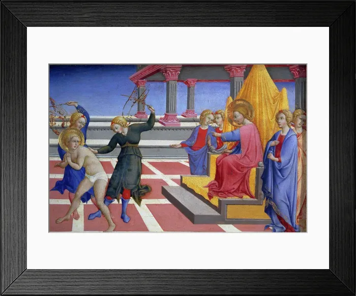 Framed Print : Flagellation of St. Jerome (St) Framed Print : Flagellation of St. Jerome (St)