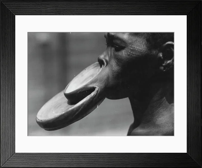 Framed Print : Domain of the Sarakaba Tribe (Africa). June 30, 1934. (Photo by Dr. Paul Wolff).;Domain of the Sarakaba Tribe (Africa)