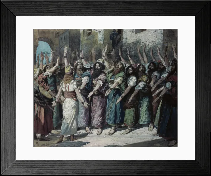 Framed Print : The Israelites Declare Vengeance James Tissot (1836-1902 / French) Jewish Museum, New York, USA Framed Print : The Israelites Declare Vengeance James Tissot (1836-1902 / French) Jewish Museum, New York, USA